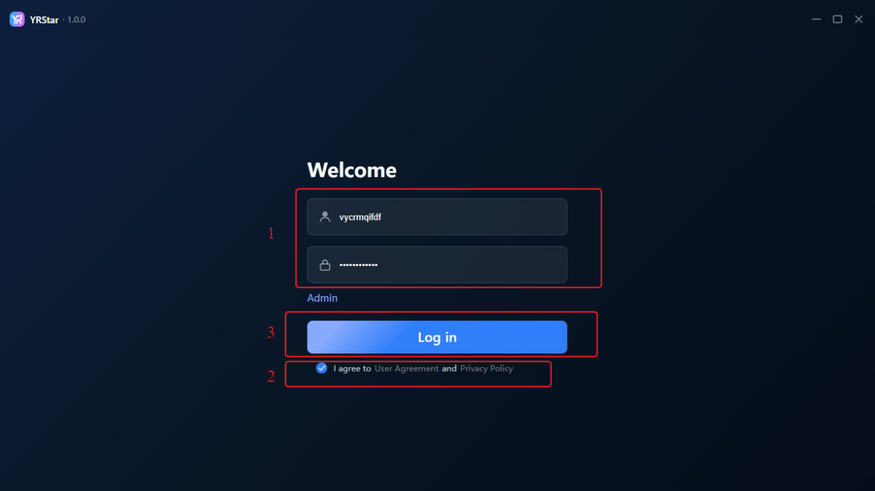 1. Sign-In and Account Management - 1.3 Sign In to the Client