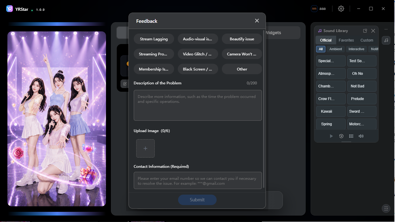 3. Settings Menu - 3.2 Feedback
